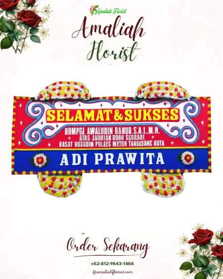 Papan Bunga Ucapan Selamat Pengkolrejo